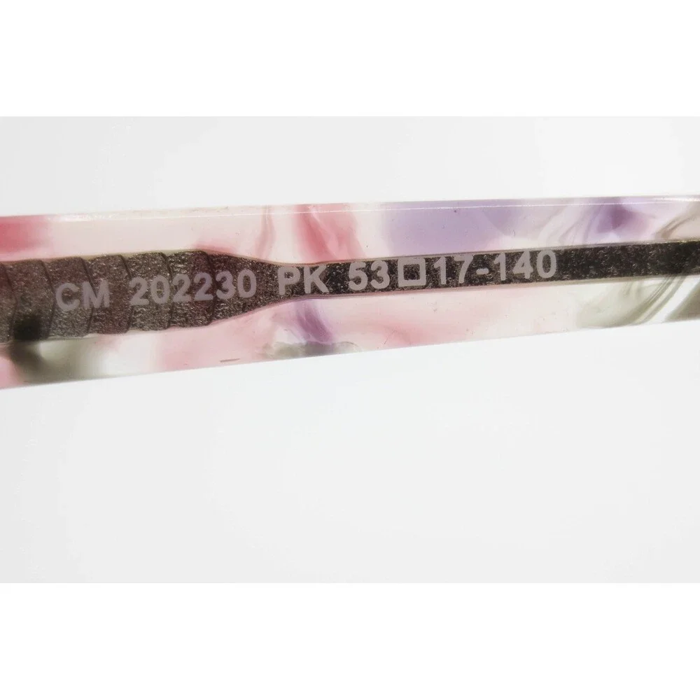 Chelsea Morgan Eyeglass Frames Pink Purple Marble Rectangle CM 202230 PK